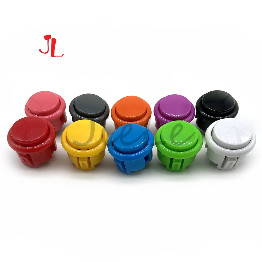 Arcade Buttons 24Mm 30Mm Snap In - 12 قطعة 24 مللي متر 30
