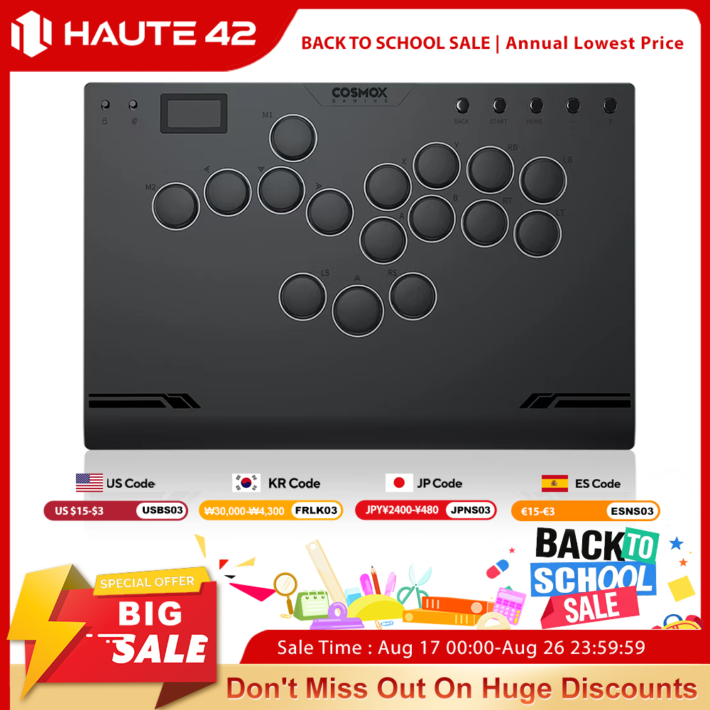 Arcade Fight Stick Hitbox Leverless - وحدة تحكم هاوت42 إم جين2 من