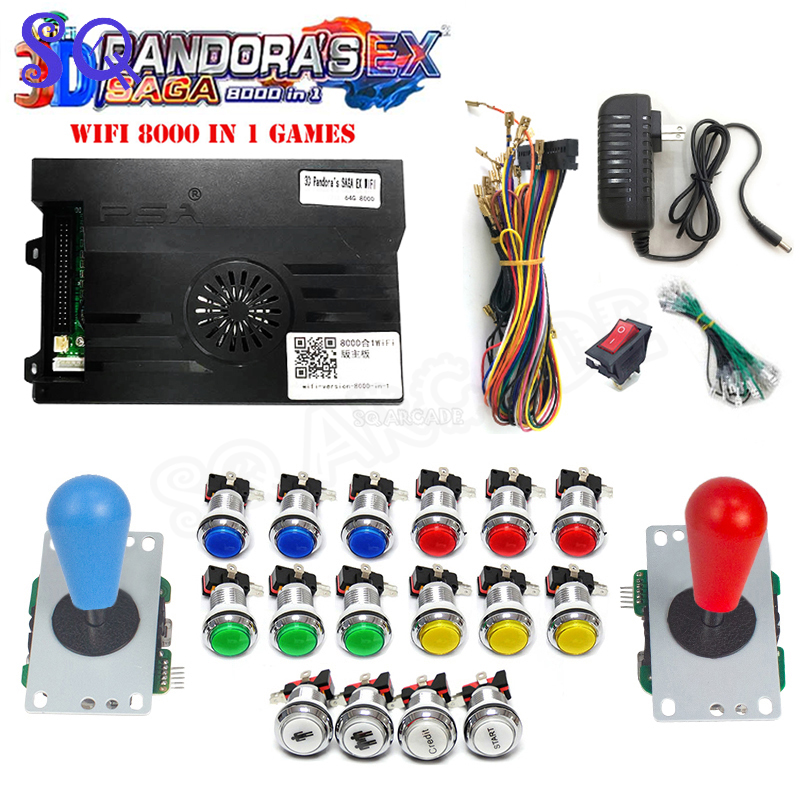 Arcade Cabinet Diy Kit 2 Player - ثلاثية الأبعاد باندورا ساغا صندوق EX2