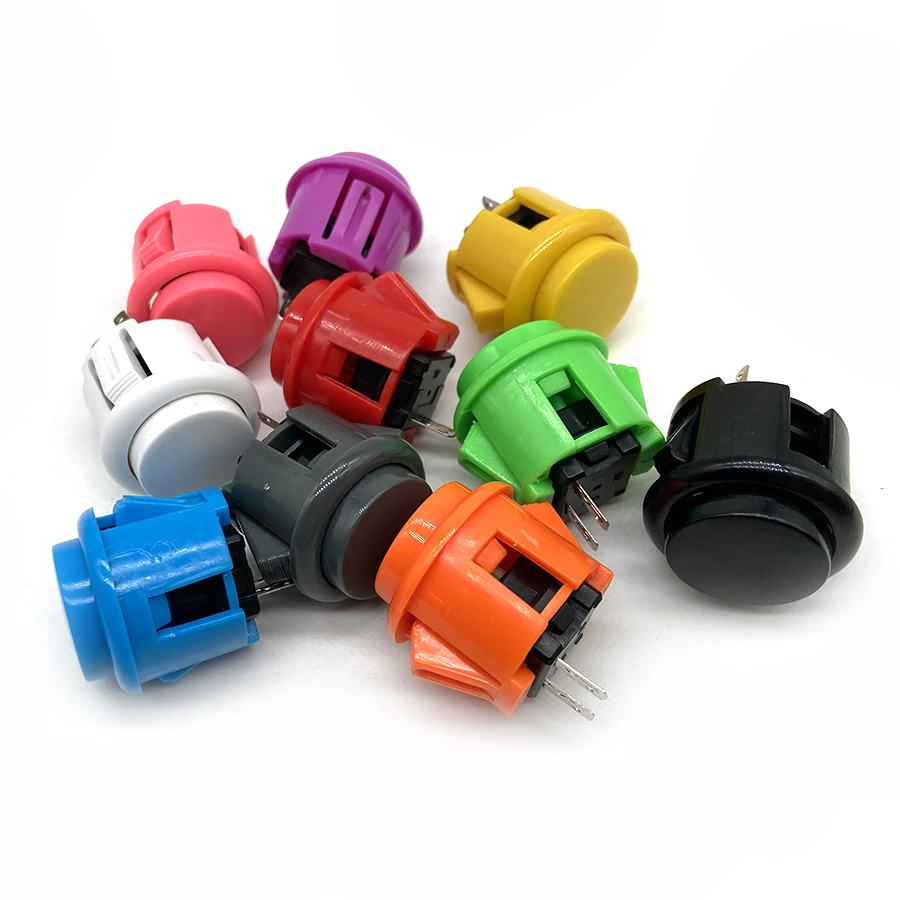 12 قطعة، مقاس 24 مم و30 مم، أز - مراجعة Arcade Buttons 24Mm 30Mm Snap In وسعره