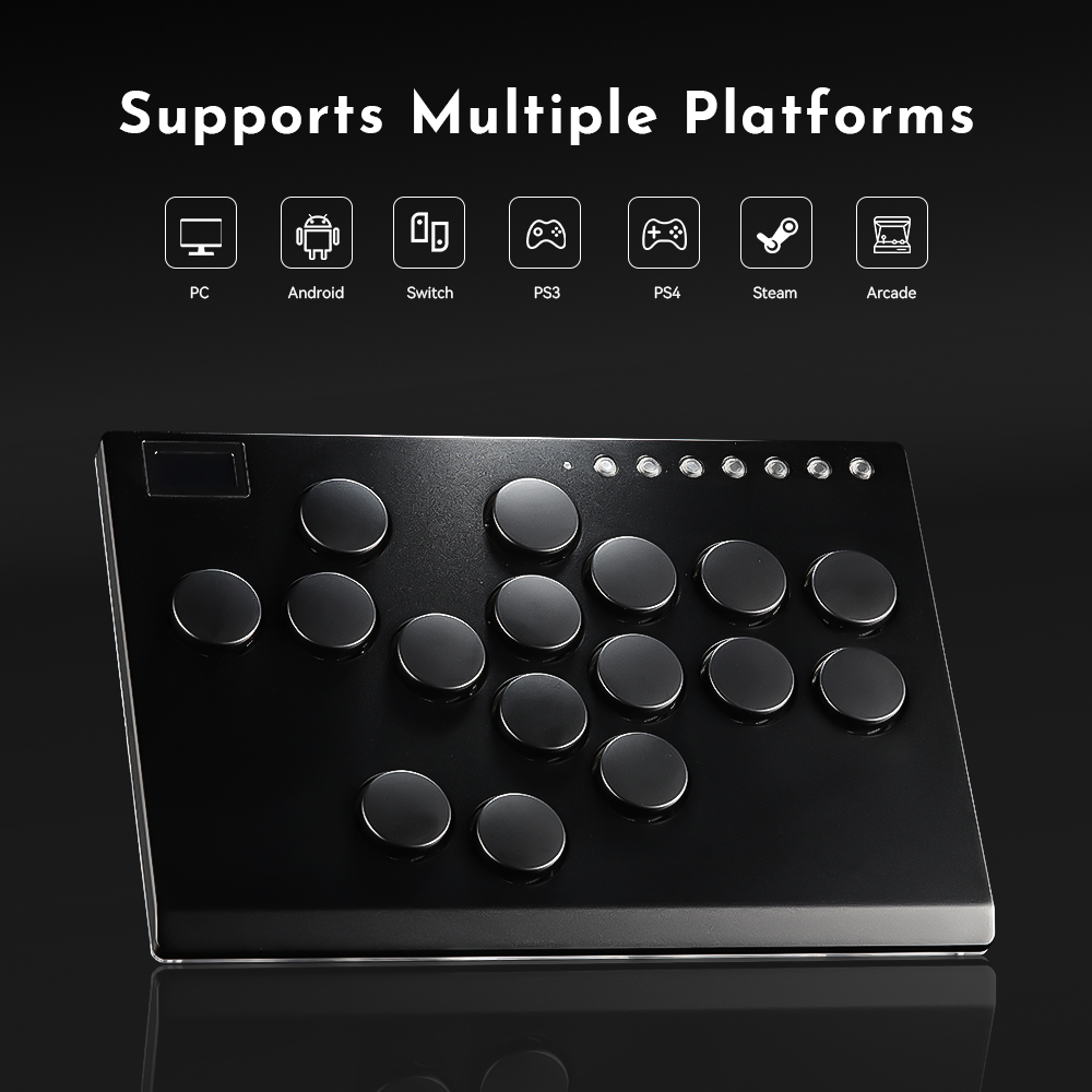 هوت 42 عصا التحكم المعدنية هيت - مراجعة Arcade Fight Stick Hitbox Leverless وسعره