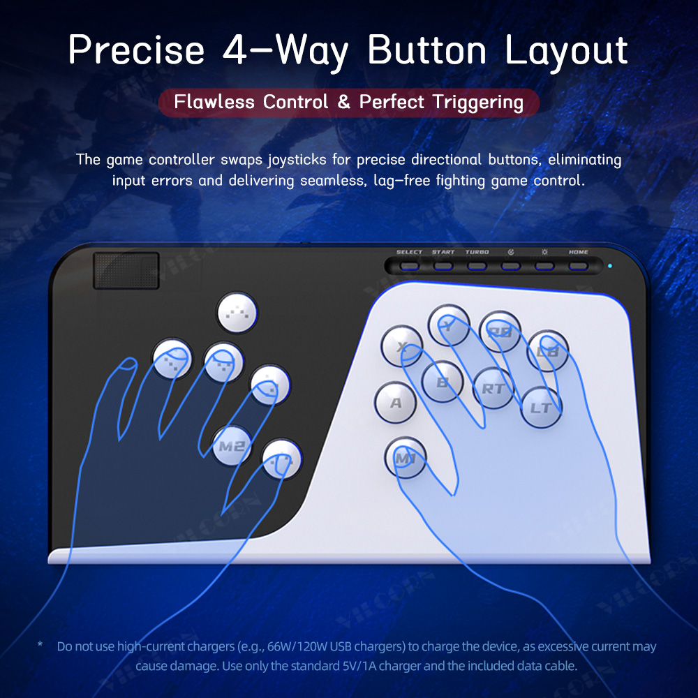 وحدة تحكم ألعاب قتالية بدون أذ - مراجعة Arcade Fight Stick Hitbox Leverless وسعره