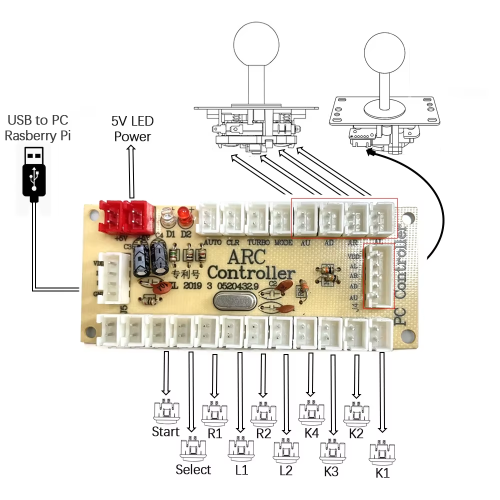 طقم ألعاب أركيد قابل للتجميع ل - مراجعة Arcade Cabinet Diy Kit 2 Player وسعره