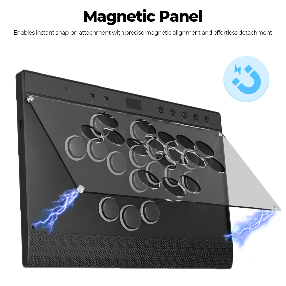 وحدة تحكم أركيد مغناطيسية بدون - مراجعة Arcade Stick For Ps5 Pc Switch وسعره