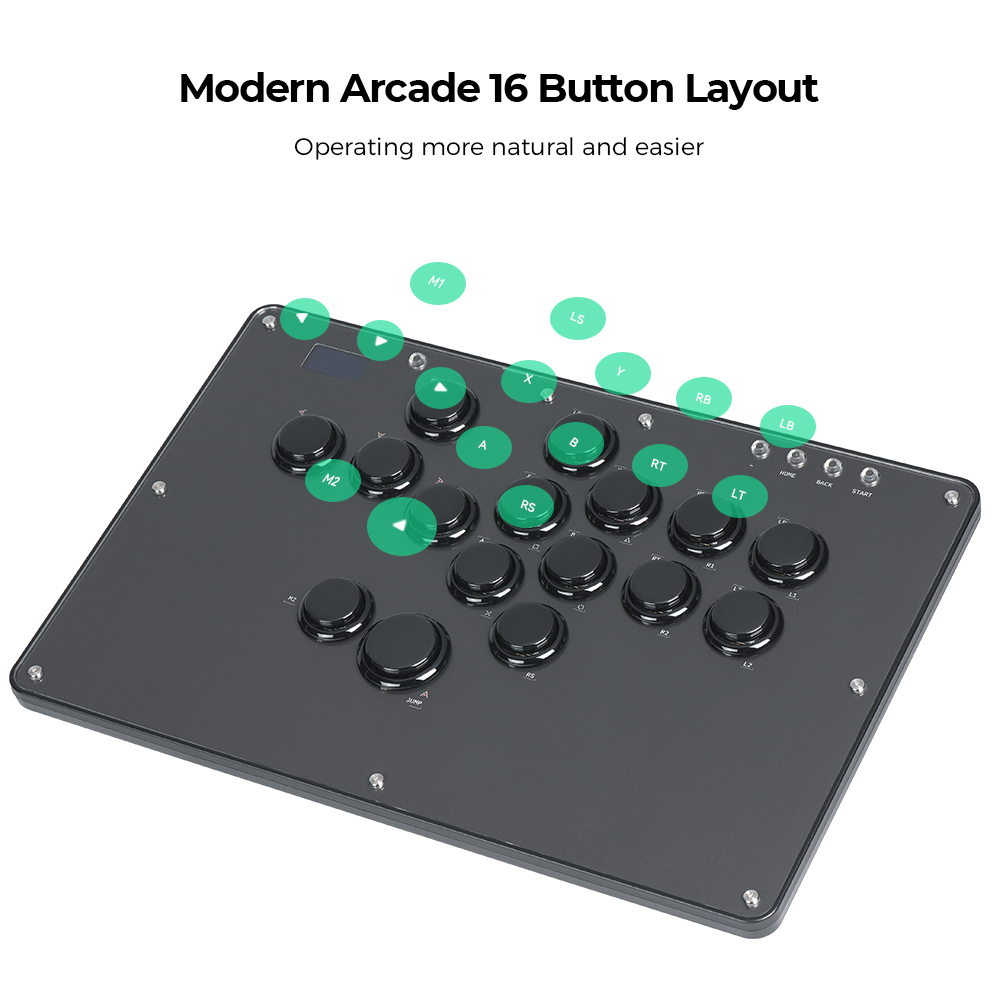هوت 42 عصا القتال ممر تحكم عصا - مراجعة Arcade Fight Stick Hitbox Leverless وسعره