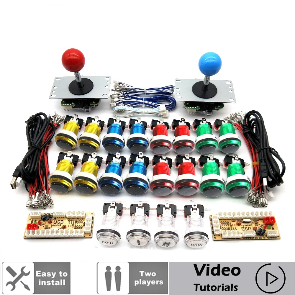 مجموعة أدوات DIY لألعاب الأركي - مراجعة Arcade Cabinet Diy Kit 2 Player وسعره