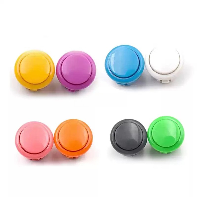 10 قطع من أزرار الضغط على طراز - مراجعة Arcade Buttons 24Mm 30Mm Snap In وسعره