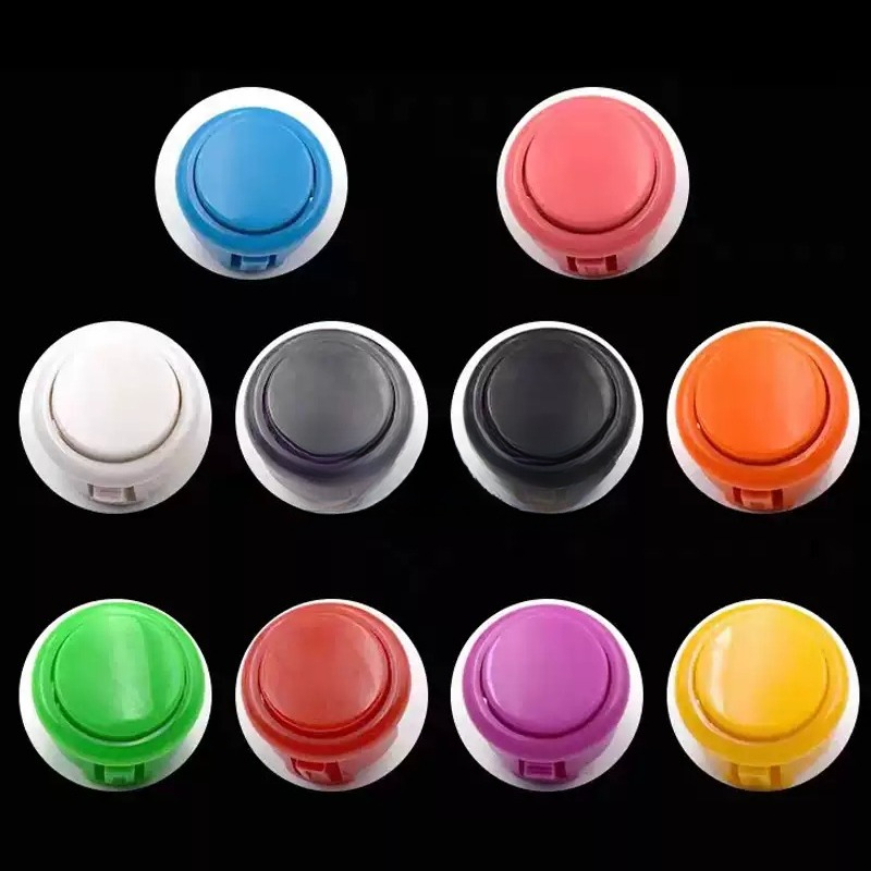10 قطع من أزرار الضغط على طراز - مراجعة Arcade Buttons 24Mm 30Mm Snap In وسعره