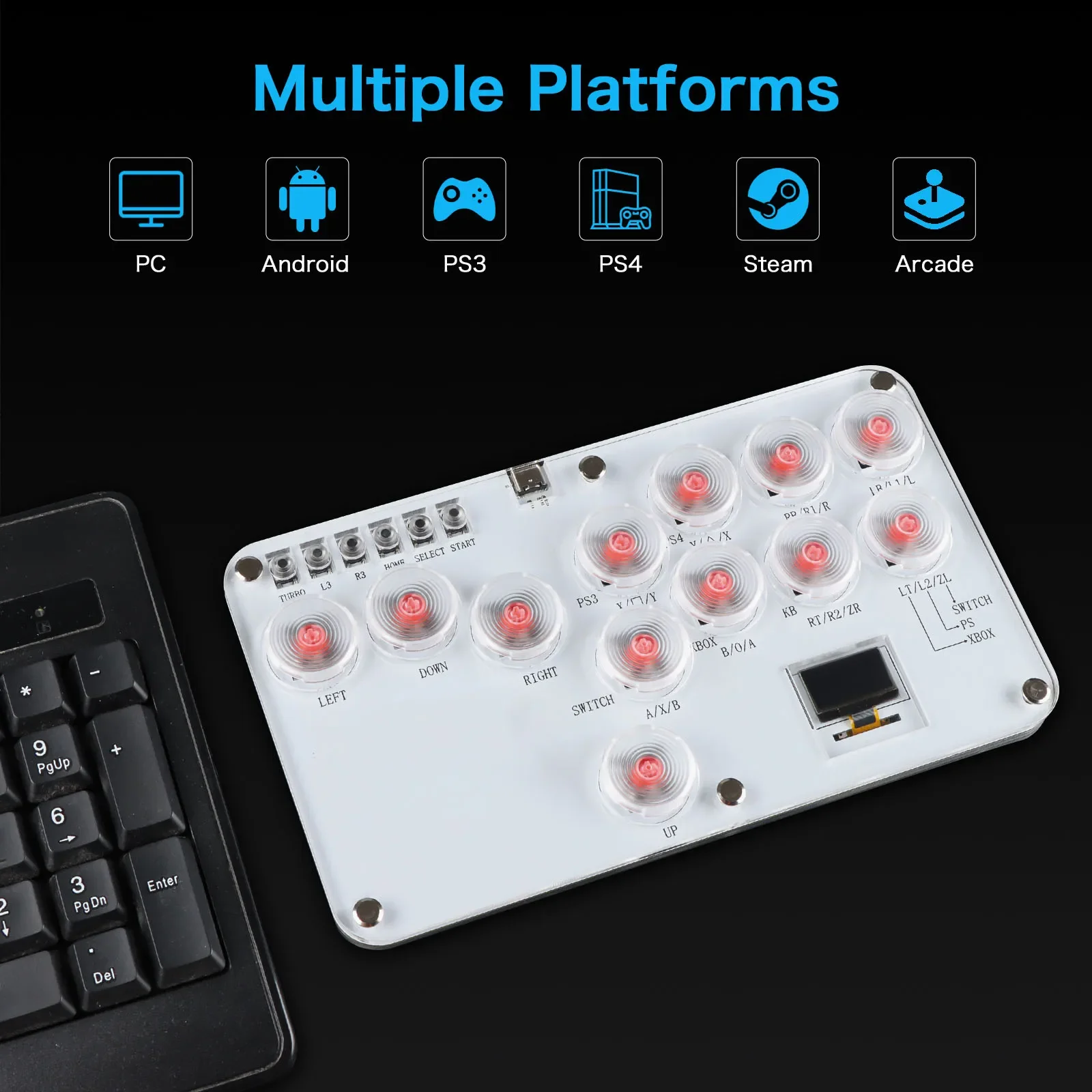 Hitbox Leverless تحكم القتال ا - مراجعة Arcade Fight Stick Hitbox Leverless وسعره