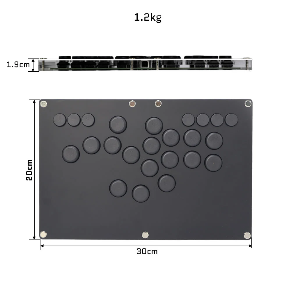 وحدة تحكم ألعاب الأركيد B-PRO  - مراجعة Arcade Fight Stick Hitbox Leverless وسعره