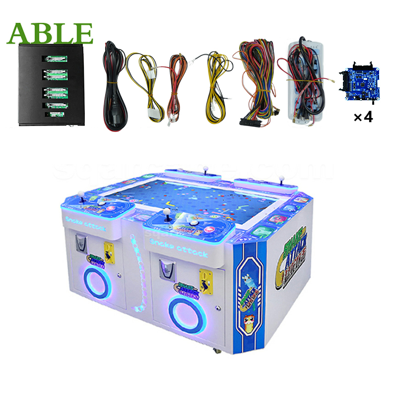 جهاز ألعاب أركيد سنايك لـ 2/4  - مراجعة Arcade Cabinet Diy Kit 2 Player وسعره