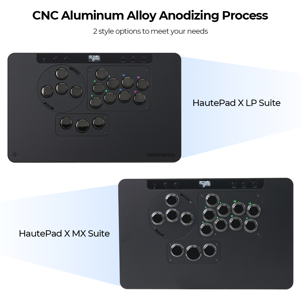 Haute42 HautePad X Hitbox وحدة - مراجعة Arcade Fight Stick Hitbox Leverless وسعره