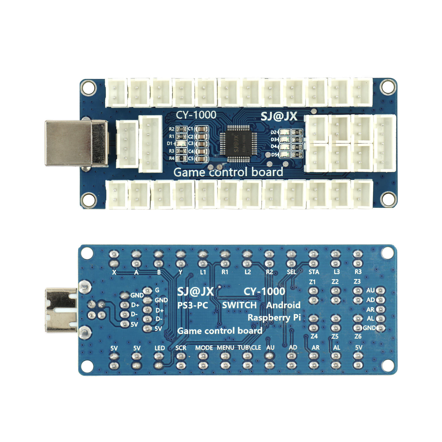 لوحة ترميز USB للألعاب من SJ@J - مراجعة Arcade Encoder Board Zero Delay Usb وسعره