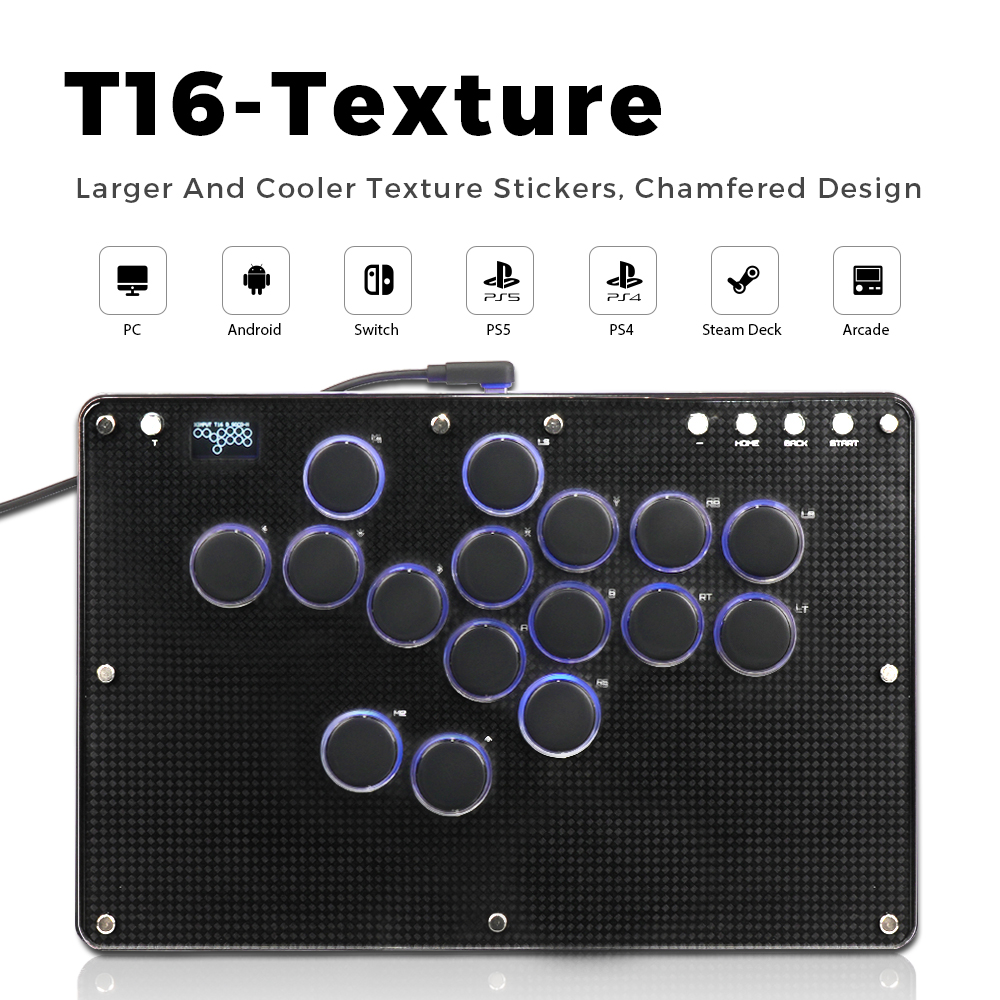وحدة تحكم ألعاب Haute42 T16 بد - مراجعة Arcade Stick For Ps5 Pc Switch وسعره