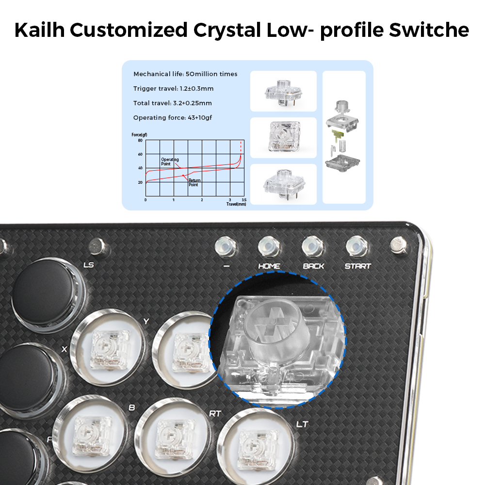 وحدة تحكم ألعاب Haute42 T16 بد - مراجعة Arcade Stick For Ps5 Pc Switch وسعره