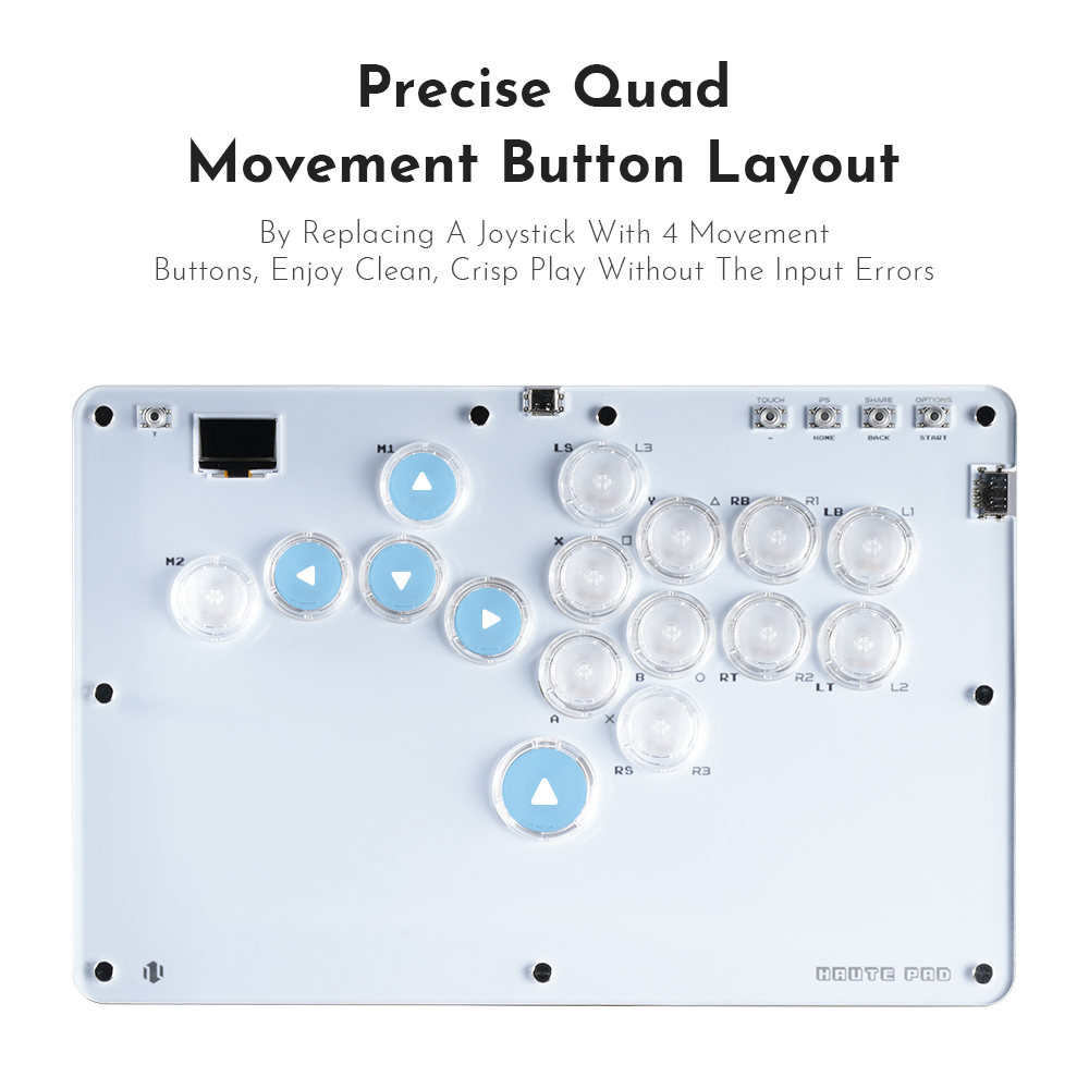 Haute42 Controle Arcade Joysti - مراجعة Arcade Fight Stick Hitbox Leverless وسعره